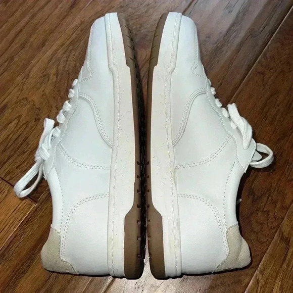 Madewell Court Sneakers in White Leather Size 10 - Picture 8 of 10